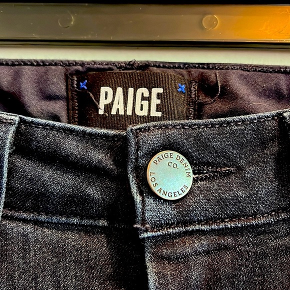 PAIGE Women's Paige Lousette High Rise Flare Abrielle Jeans Size 25 Peti… - Picture 4 of 9